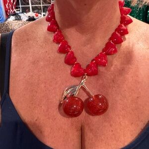 Red Cherry Necklace